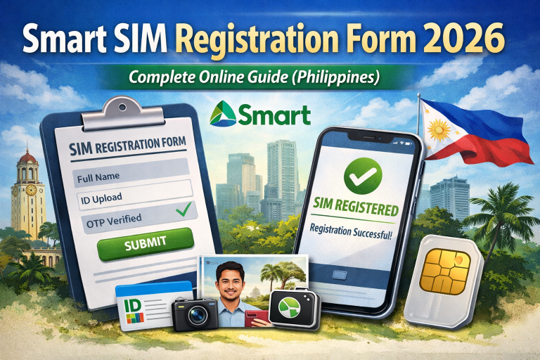 Featured Image of smart sim registration form online