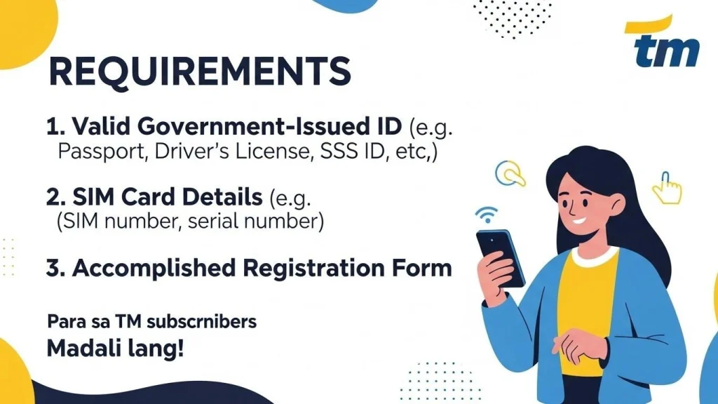 Identity verification step for TNT SIM Online registration using government-issued ID